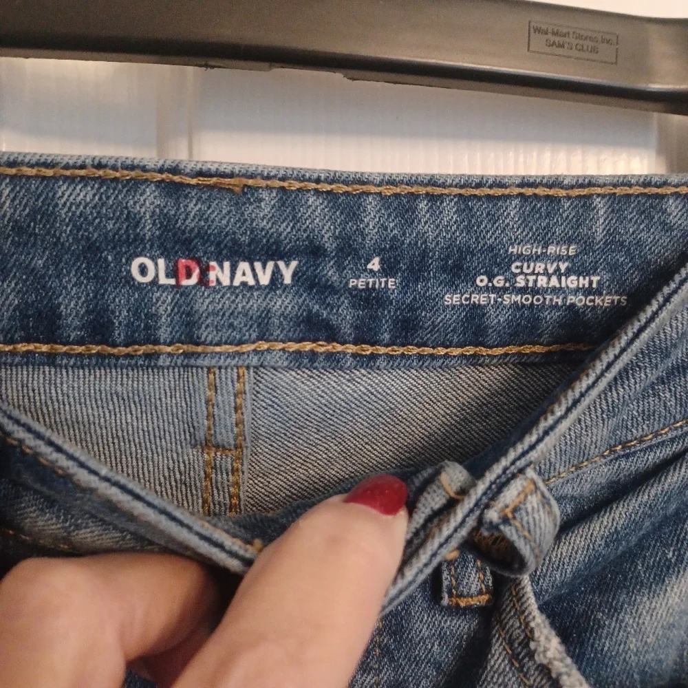 Old Navy O.G. Curvy Straight Sz 4 P